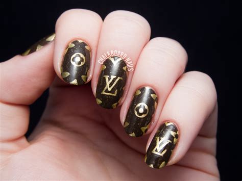 louis vuitton nails|how to make louis vuitton nails.